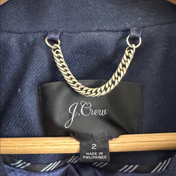 J. Crew Classic Dark Blue Peacoat - Picture 2 of 4